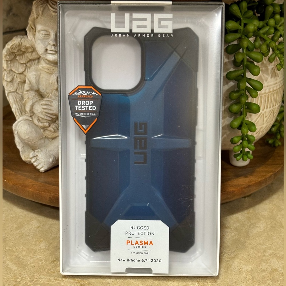 Authentic UAG Plasma Blue iPhone 12 Pro Max Phone Case